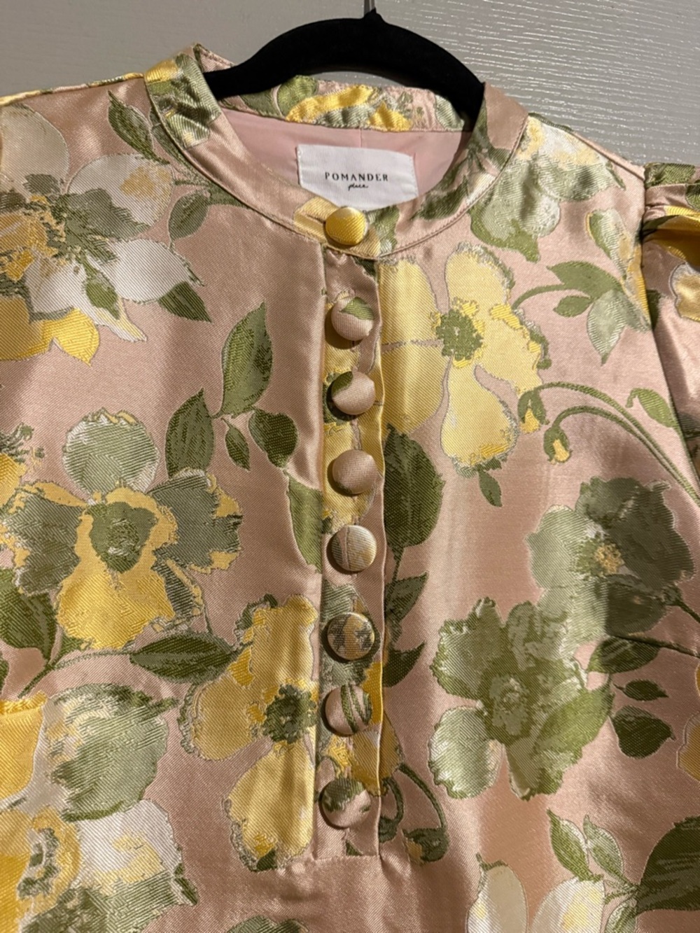 POMANDER PLACE small Daylily Jacquard Samantha Dress EUC - Picture 10 of 11
